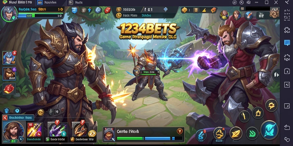 Tampilan menarik gameplay strategis di 1234BETS.