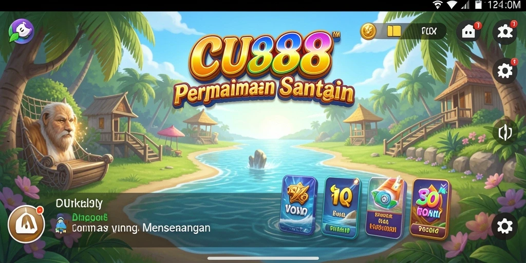 Tampilan menarik gameplay CU888 yang seru dan santai.