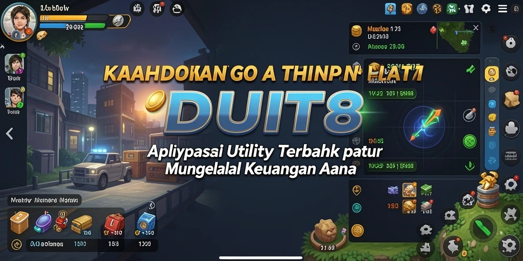 Tampilan antarmuka utama DUIT8 yang intuitif dan menarik.