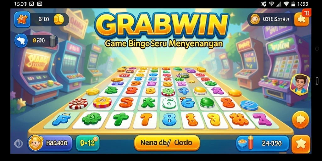 Screenshot gameplay <strong>GRABWIN</strong> yang menampilkan suasana seru bingo.