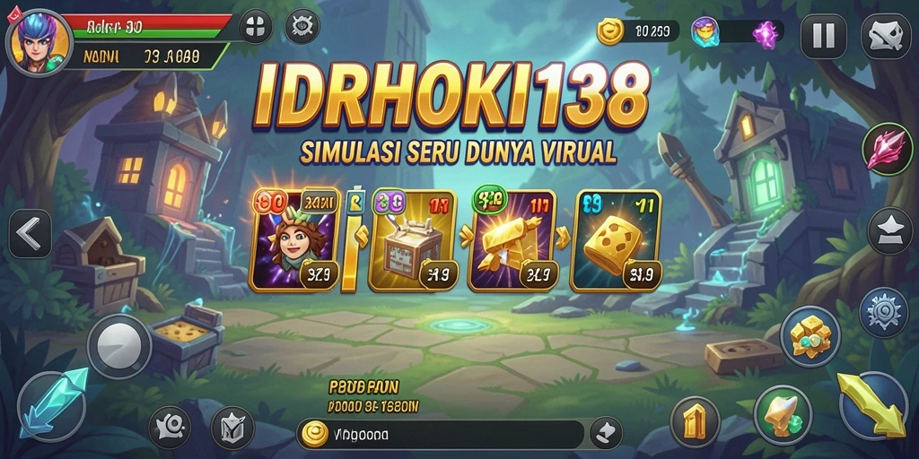 Screenshot gameplay menarik dari IDRHOKI138 yang memperlihatkan simulasi interaktif.