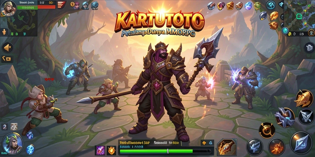 Gameplay KARTUTOTO yang seru dan penuh petualangan di dunia MMORPG.