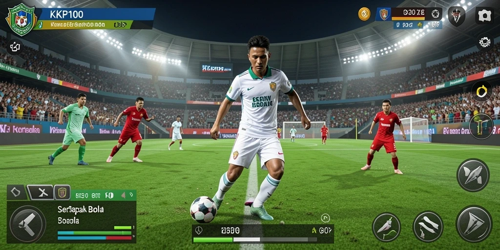 Tampilan gameplay KPK100 yang seru dan menegangkan.