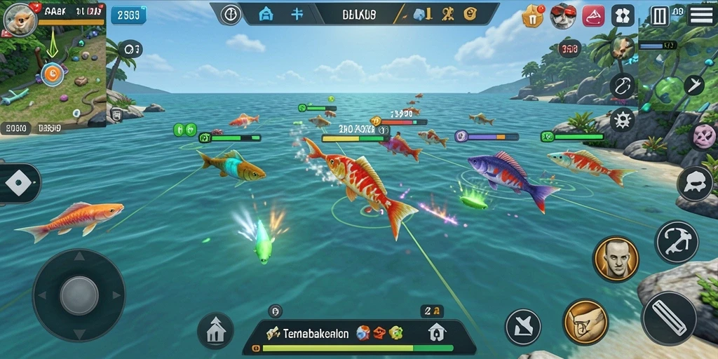 Gameplay seru Tembak Ikan di PAKARJP yang menegangkan.