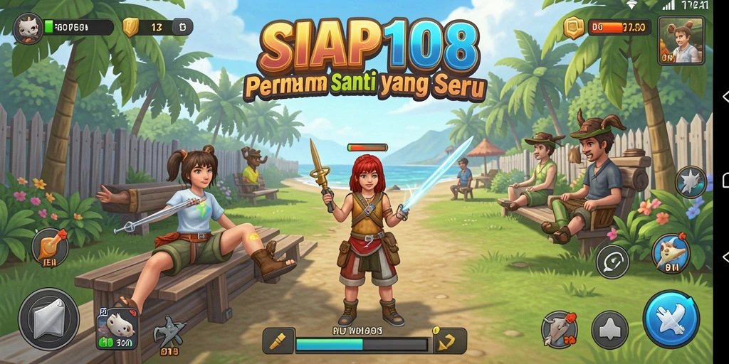 Tampilan gameplay <strong>SIAP108</strong> yang cerah dan menyenangkan.